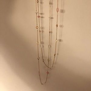 Extra long pendant necklace